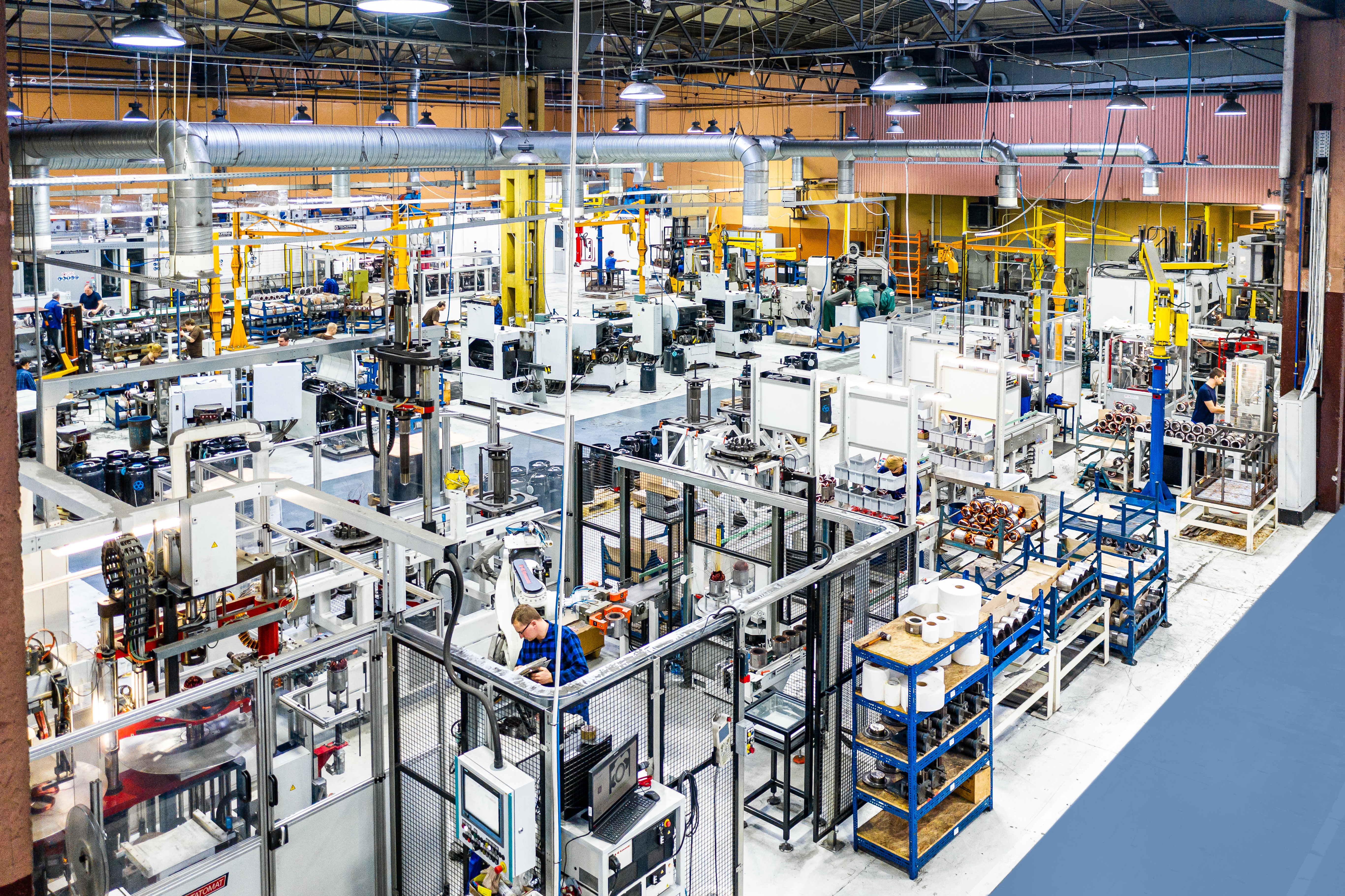 Moderne productielocaties Cantoni elektromotor
